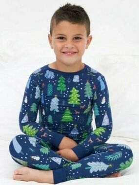 Little Sleepies Navy Twinkling
Trees Two Piece Pajama Set